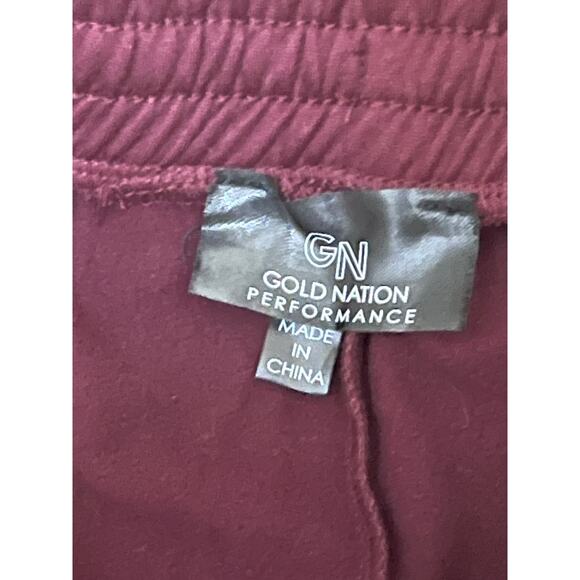 Gold Nation performance Women’s Pants Size Large Color burgundy - Picture 3 of 4